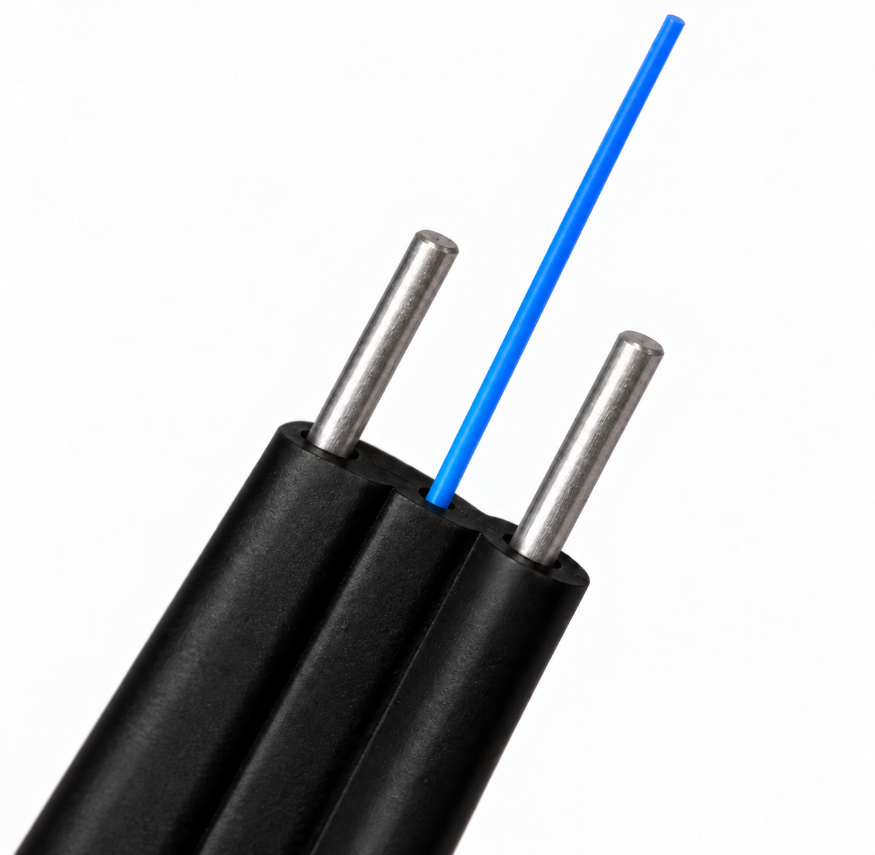 1 Core Çelik Destekli Fiber Optik Kablo - İç Mekan - 1000 Metre — 2