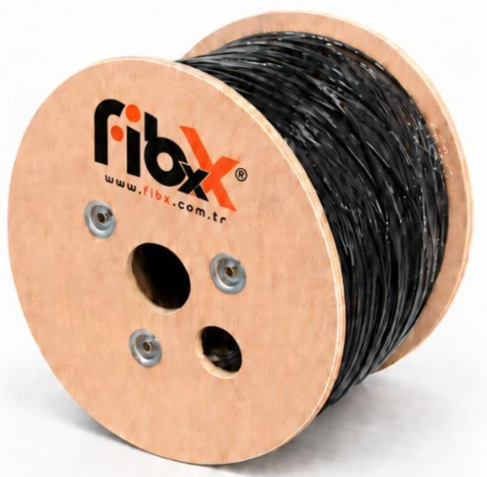 2 Core Havai Çelik Askı Telli  Fiber Optik Kablo - Outdoor / Dış Mekan - 1000 Metre — 2