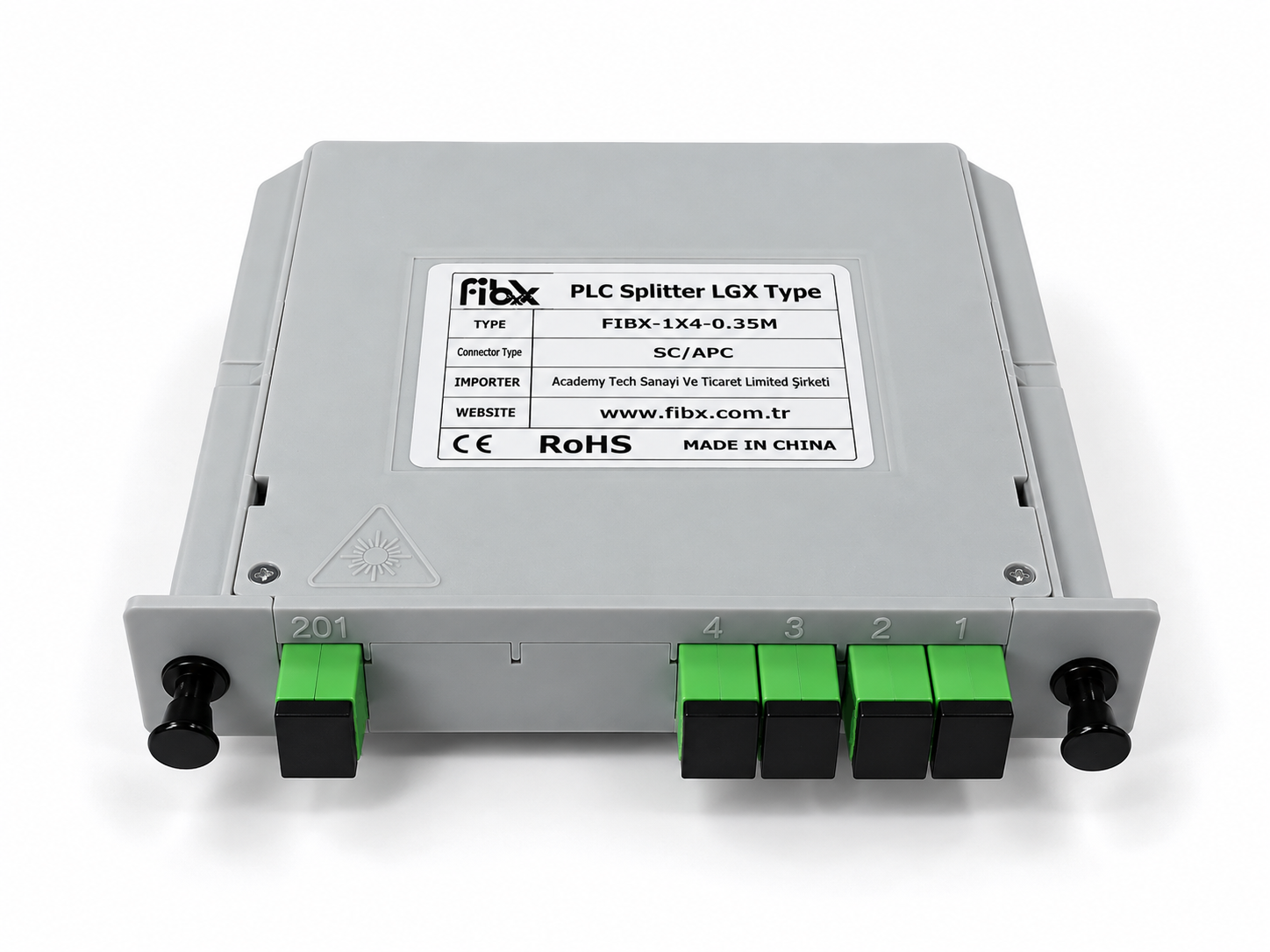 1/4 PLC LGX APC Fiber Splitter Kutu